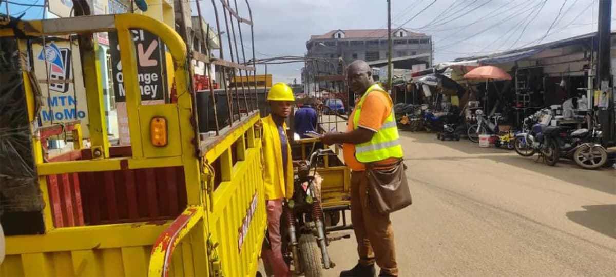 Industrial worksite where Keystone provides safety guidance